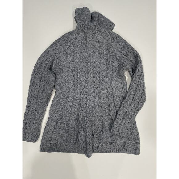 NWT Aran Sweater Market Sweater Flare Cardigan with Diamond Patteri XL - Picture 2 of 5